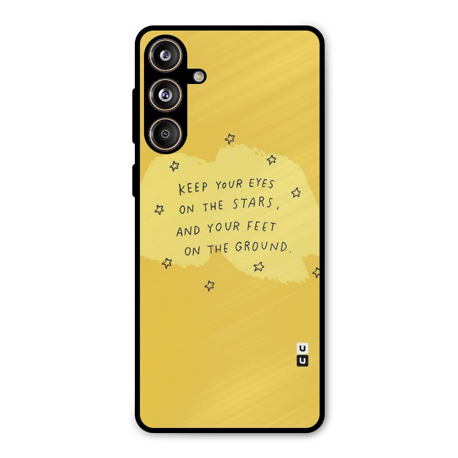 Eyes On Stars Metal Back Case for Galaxy F55