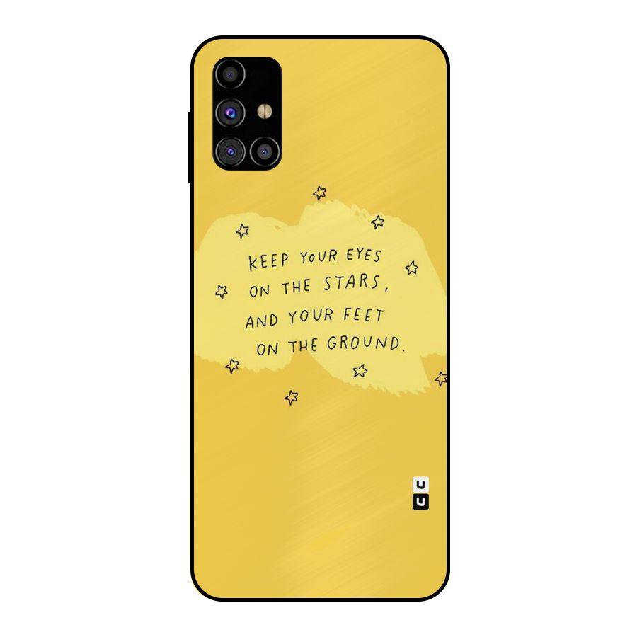 Eyes On Stars Metal Back Case for Galaxy M31s