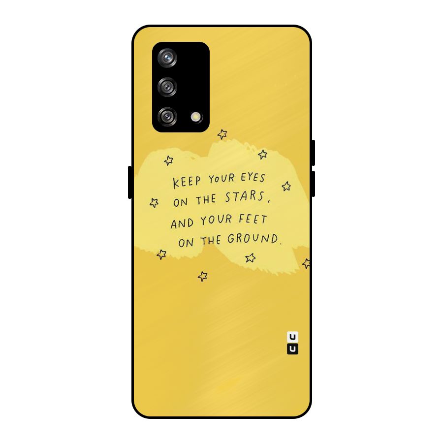 Eyes On Stars Metal Back Case for Oppo F19