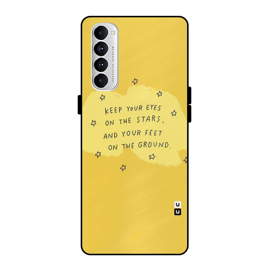 Eyes On Stars Metal Back Case for Oppo Reno4 Pro