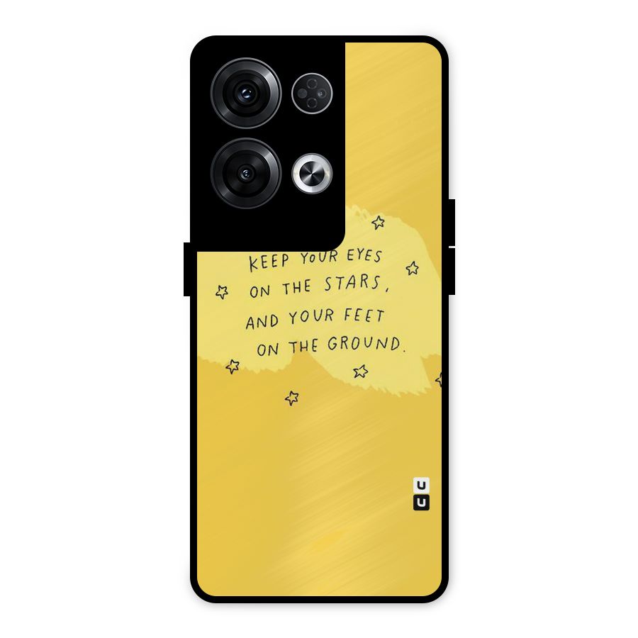 Eyes On Stars Metal Back Case for Oppo Reno8 Pro 5G