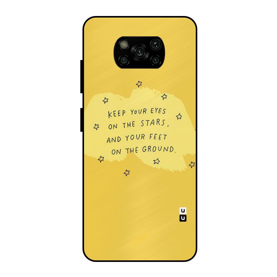 Eyes On Stars Metal Back Case for Poco X3