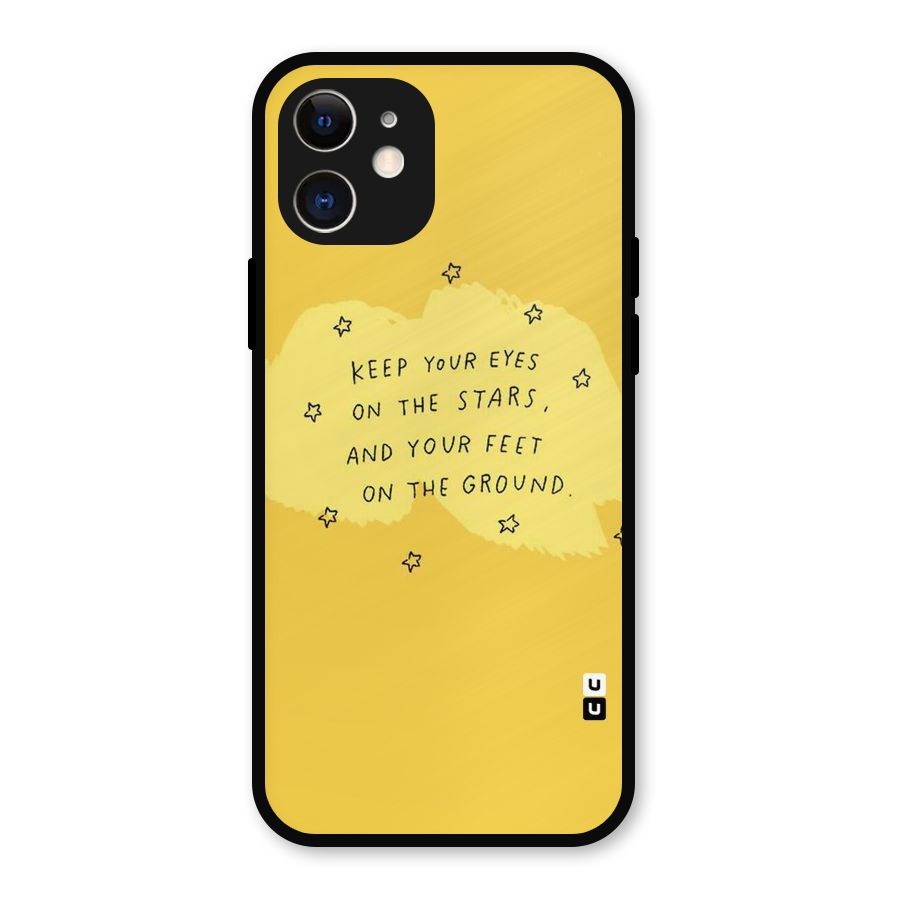 Eyes On Stars Metal Back Case for iPhone 12