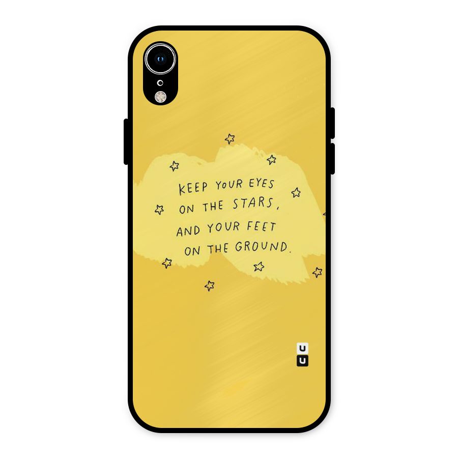 Eyes On Stars Metal Back Case for iPhone XR