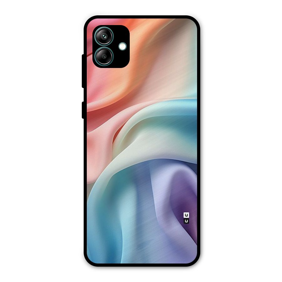 Fabric Pastel Metal Back Case for Galaxy A04