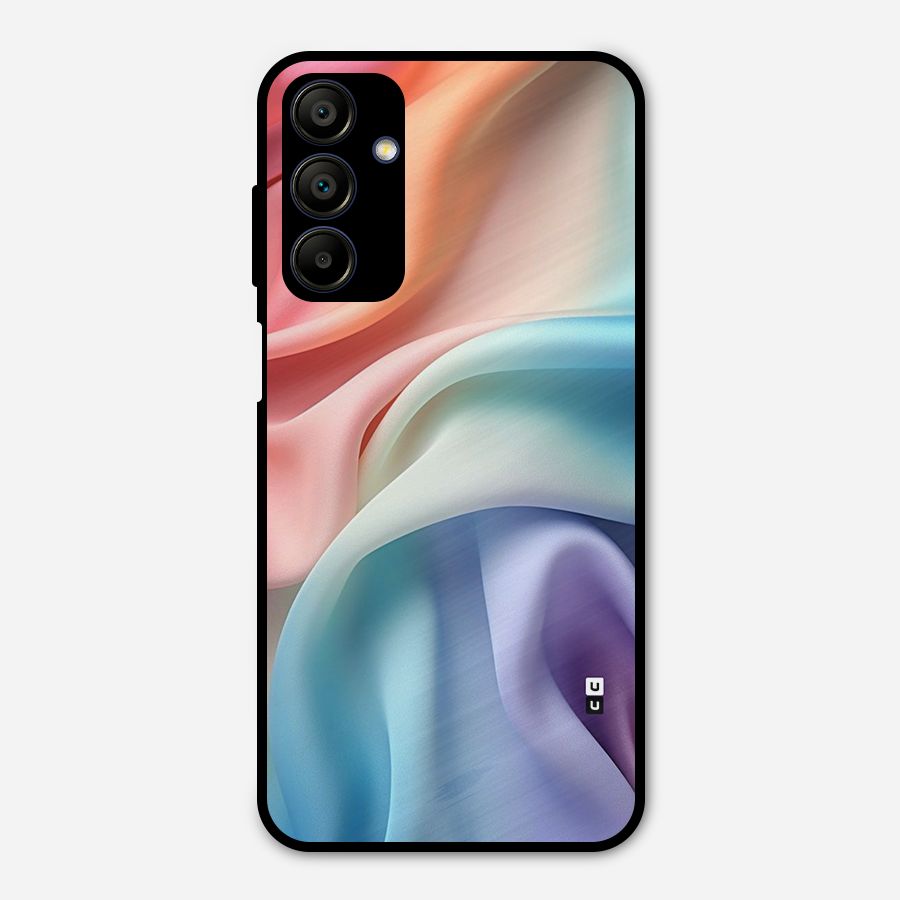 Fabric Pastel Metal Back Case for Galaxy A15 5G