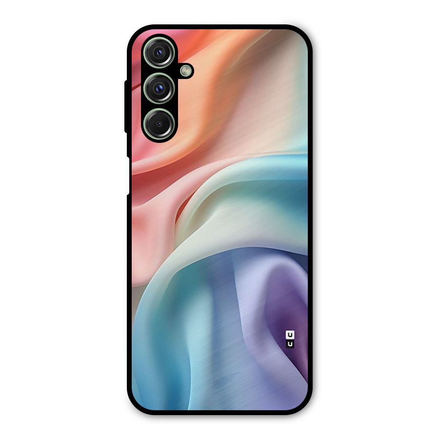Fabric Pastel Metal Back Case for Galaxy M34