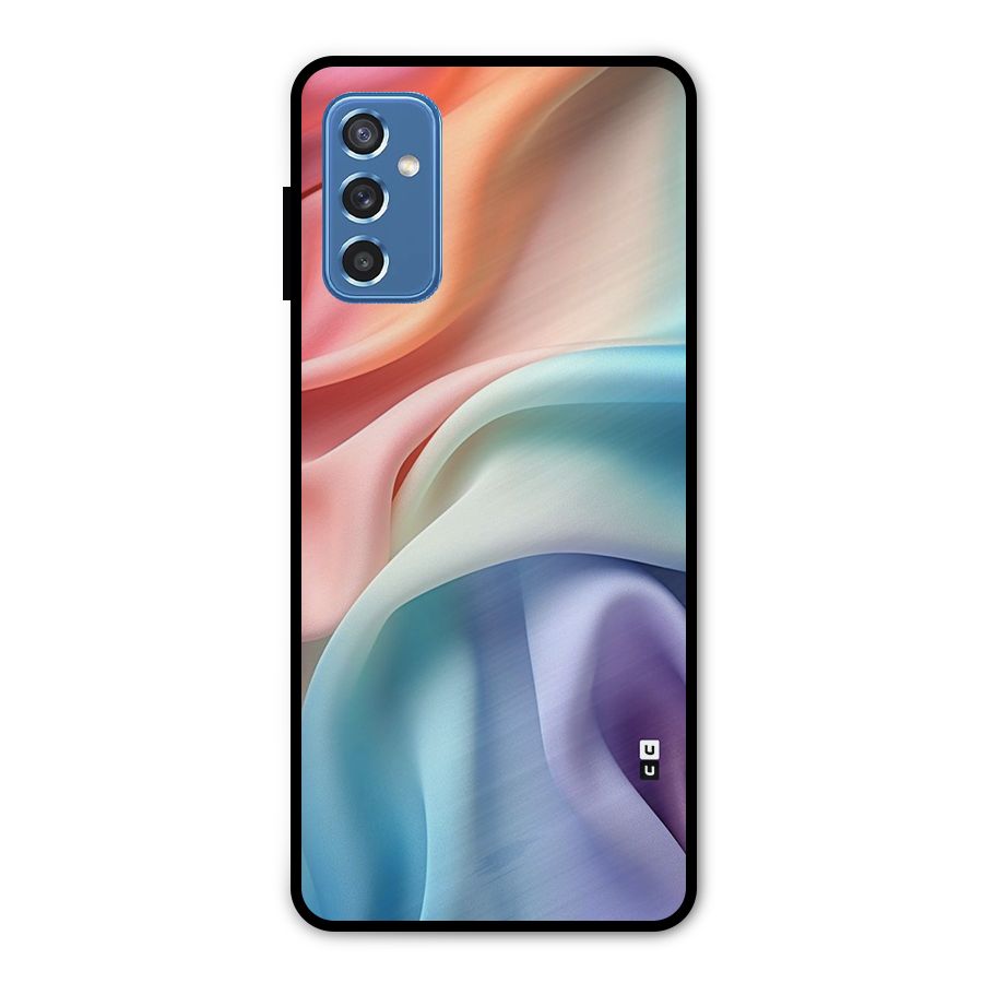 Fabric Pastel Metal Back Case for Galaxy M52 5G