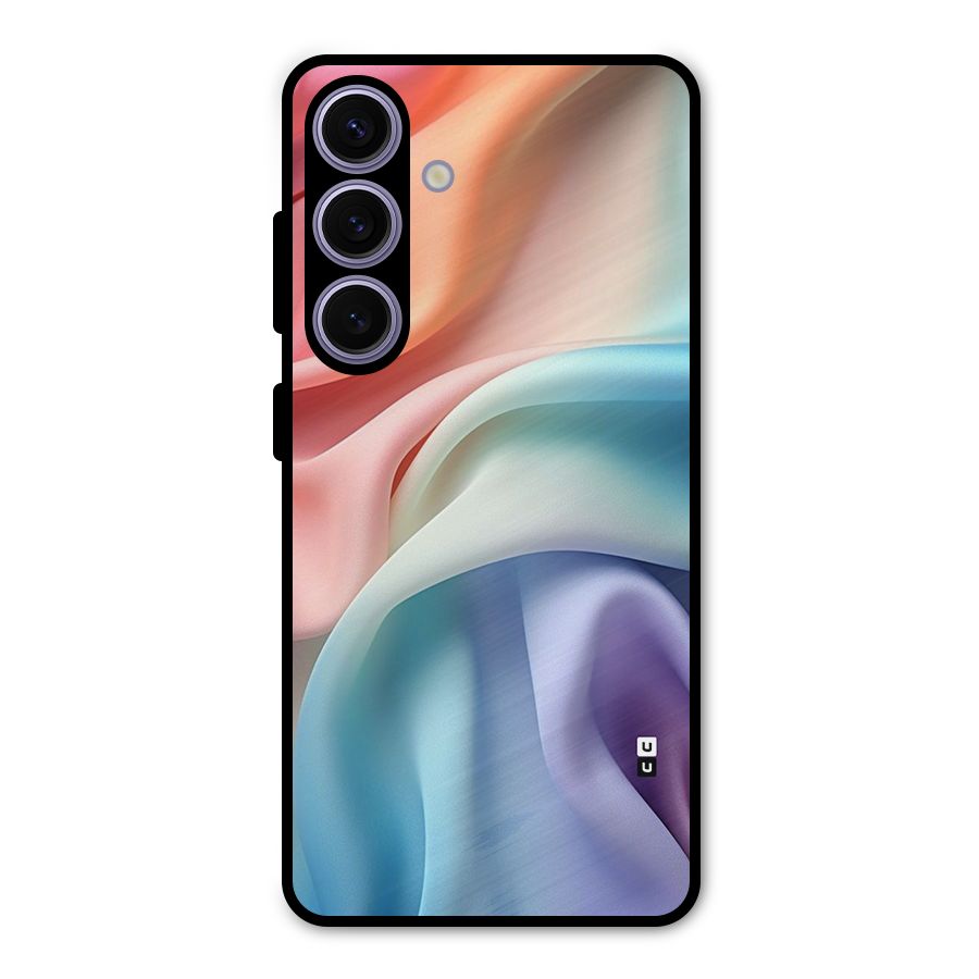 Fabric Pastel Metal Back Case for Galaxy S24