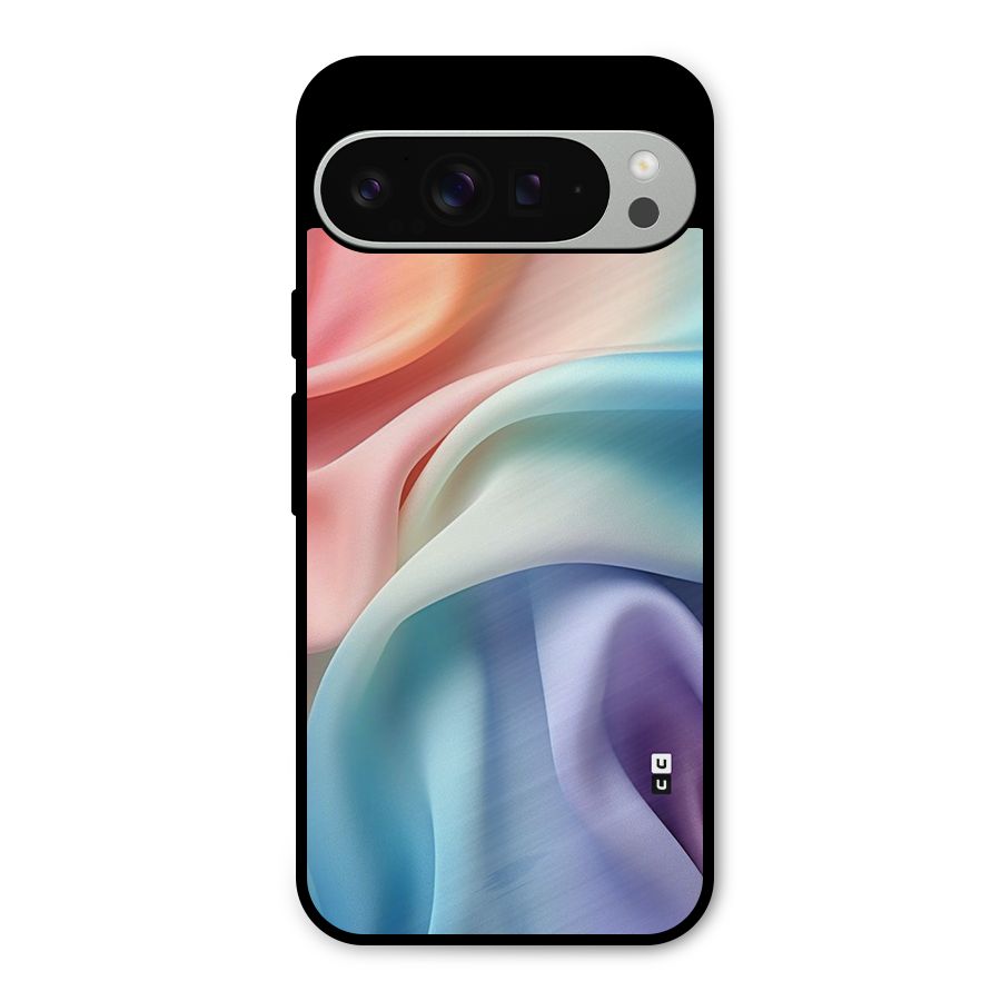 Fabric Pastel Metal Back Case for Google Pixel 9 Pro XL
