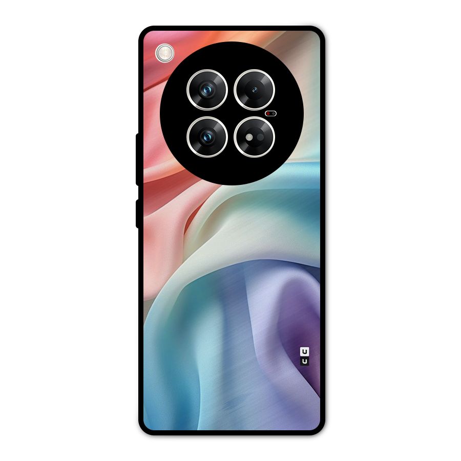 Fabric Pastel Metal Back Case for Infinix Zero 40 5G