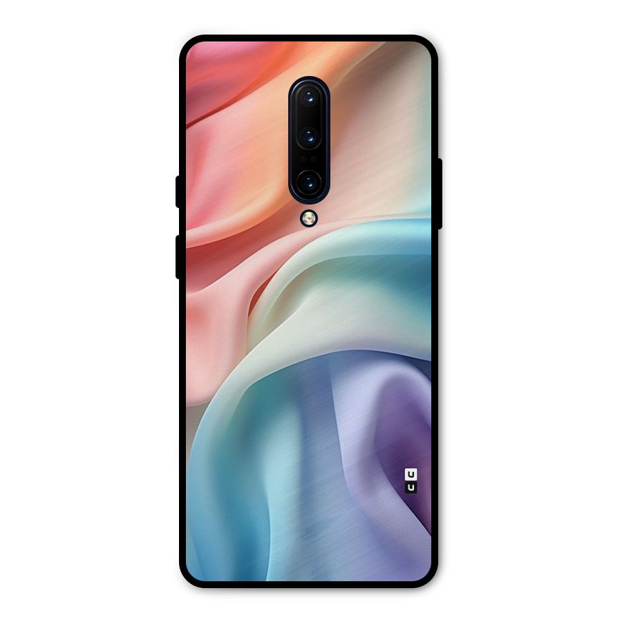 Fabric Pastel Metal Back Case for OnePlus 7 Pro