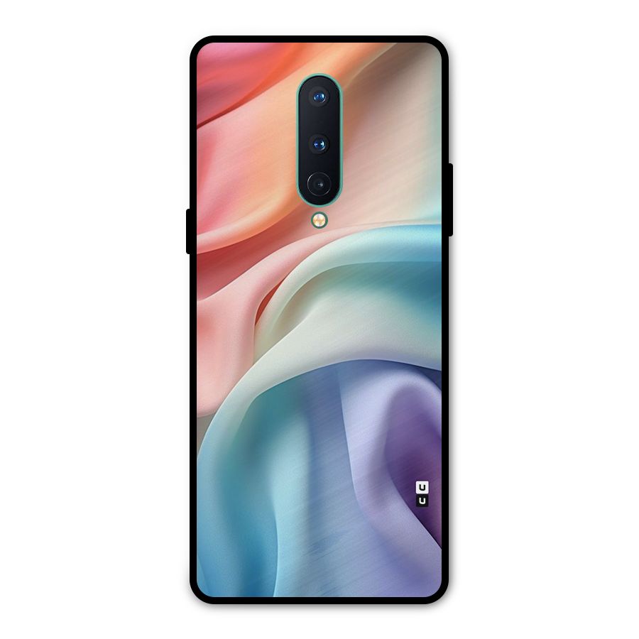 Fabric Pastel Metal Back Case for OnePlus 8