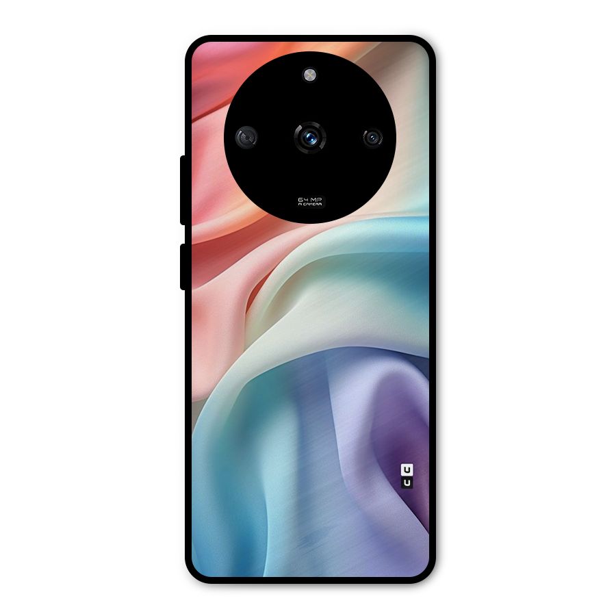 Fabric Pastel Metal Back Case for Realme Narzo 60 5G