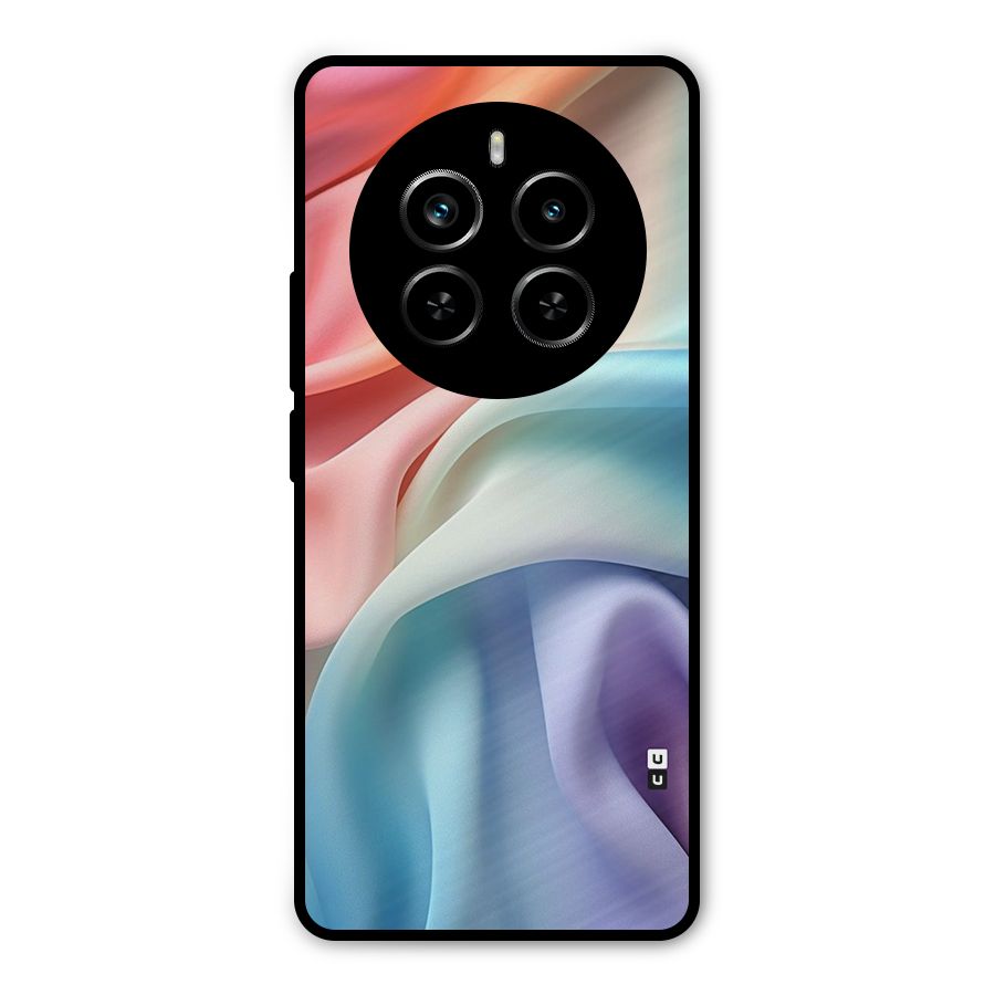 Fabric Pastel Metal Back Case for Realme P1 Pro