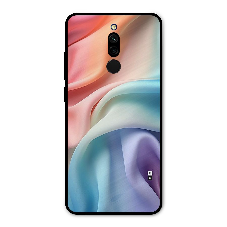 Fabric Pastel Metal Back Case for Redmi 8