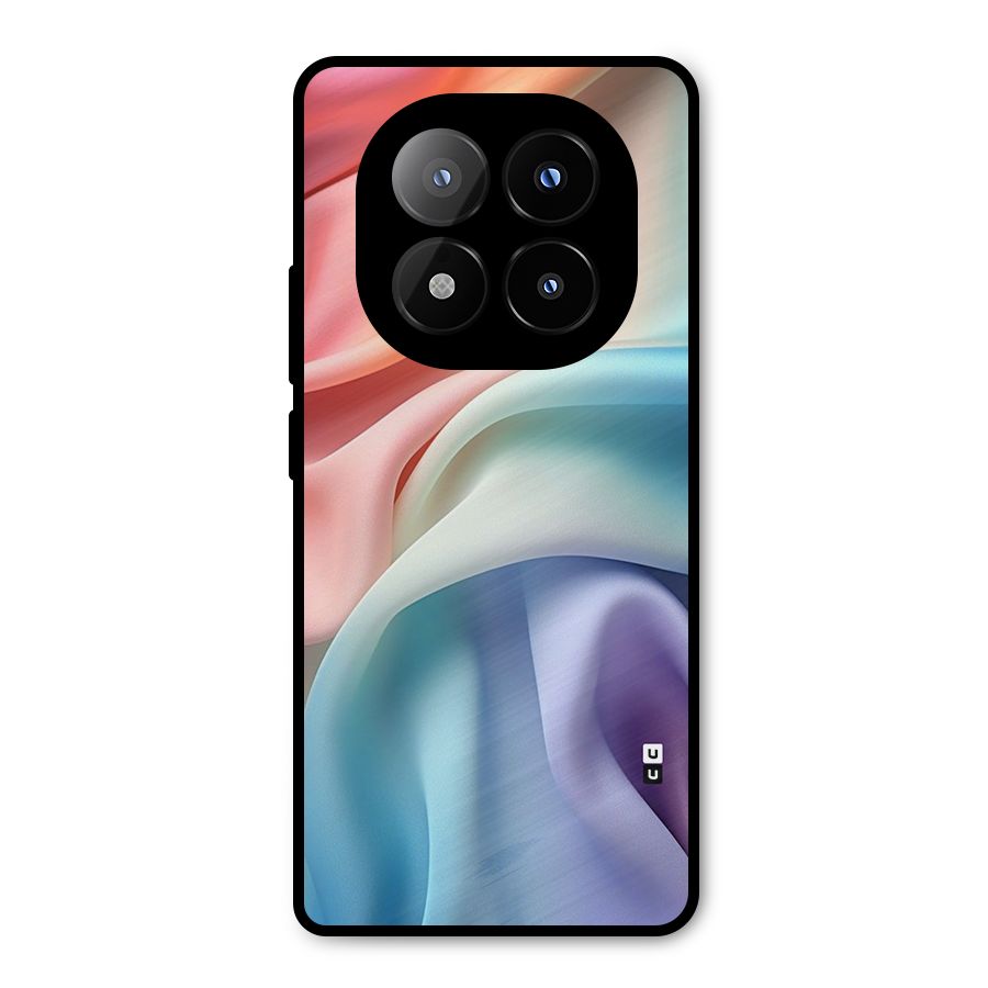 Fabric Pastel Metal Back Case for Redmi Note 14 Pro Plus 5G