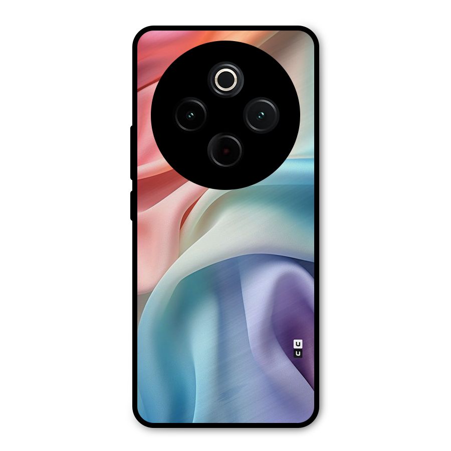 Fabric Pastel Metal Back Case for Vivo T4