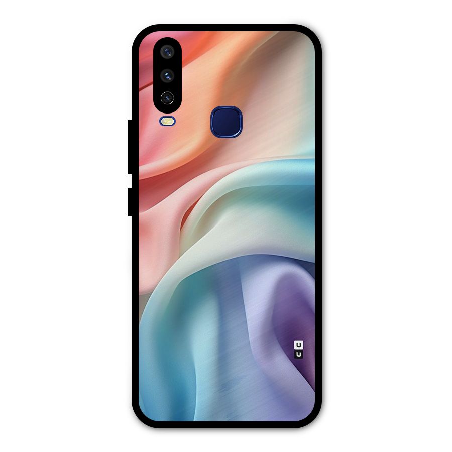 Fabric Pastel Metal Back Case for Vivo V17
