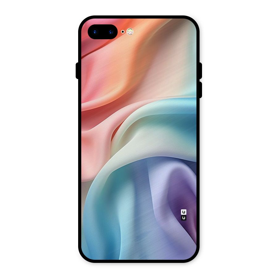 Fabric Pastel Metal Back Case for iPhone 7 Plus