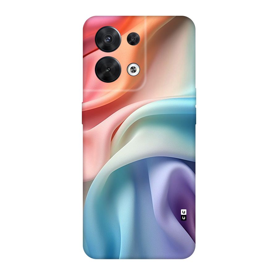 Fabric Pastel Original Polycarbonate Back Case for Oppo Reno8 5G