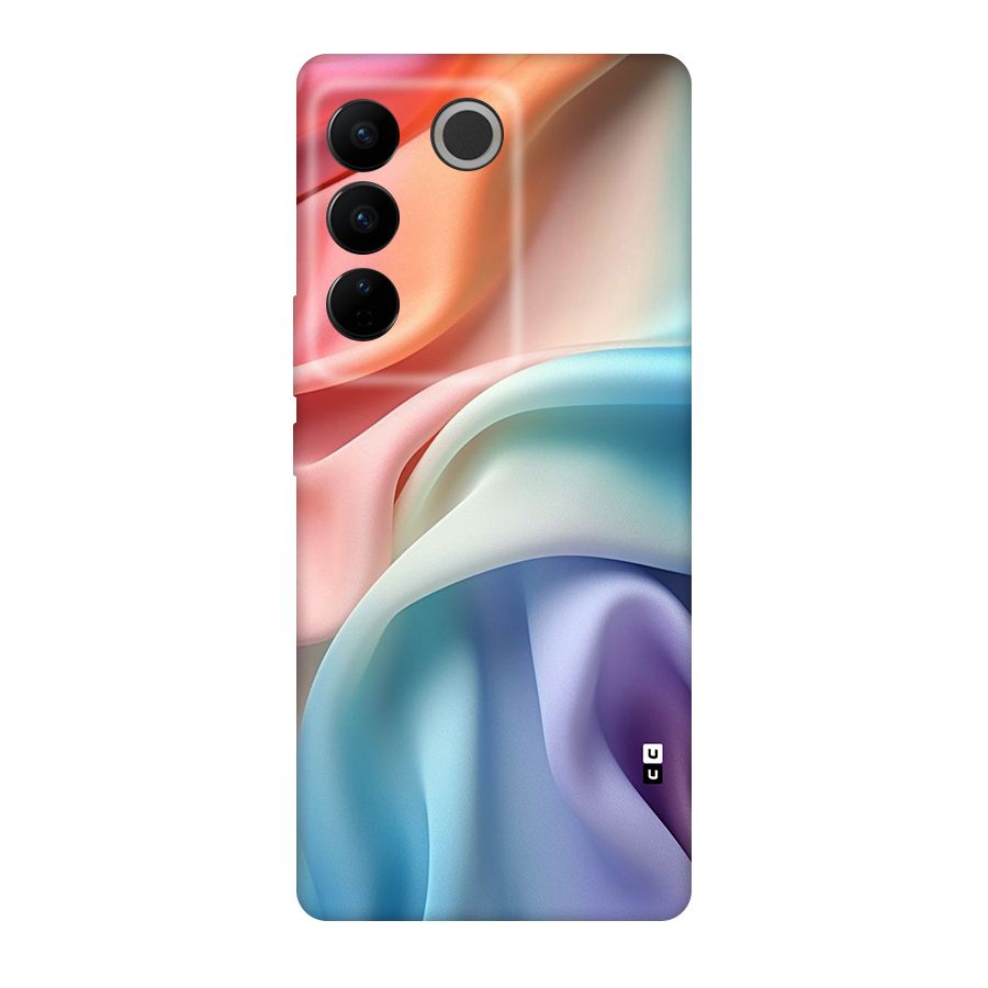 Fabric Pastel Original Polycarbonate Back Case for Vivo V27