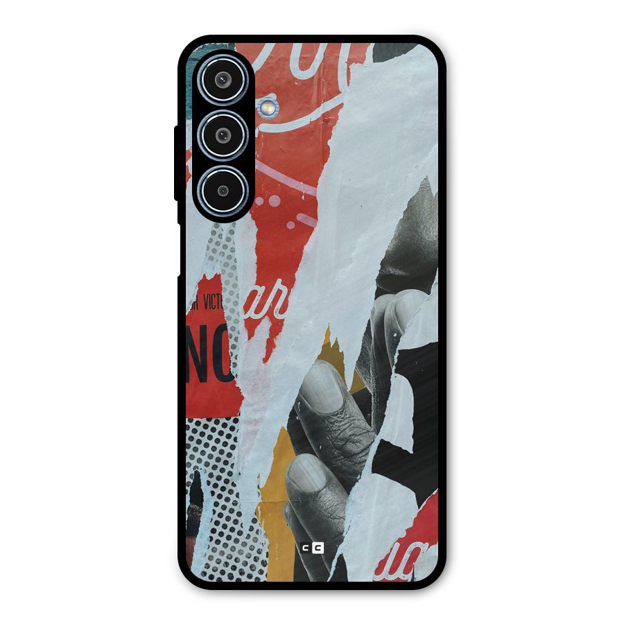 Fabulous Paper Cutout Metal Back Case for Galaxy M35