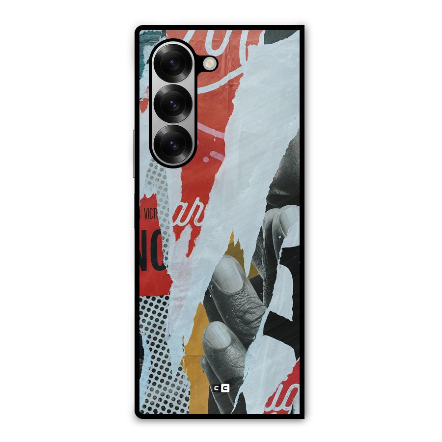 Fabulous Paper Cutout Metal Back Case for Galaxy Z Fold6