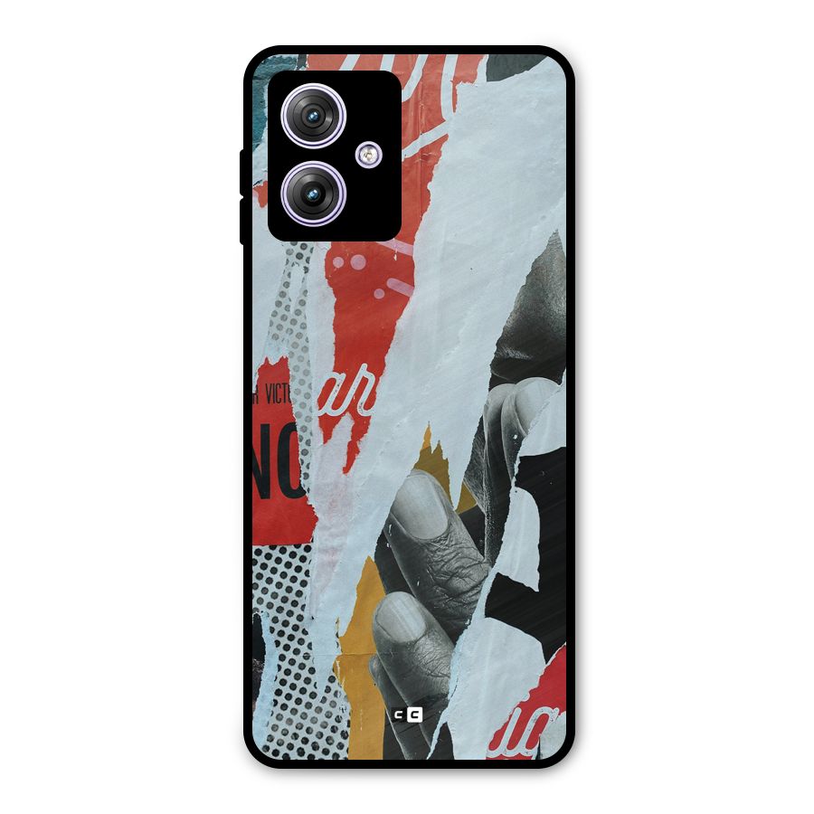 Fabulous Paper Cutout Metal Back Case for Moto G64