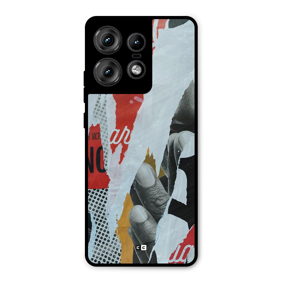Fabulous Paper Cutout Metal Back Case for Motorola Edge 50 Pro