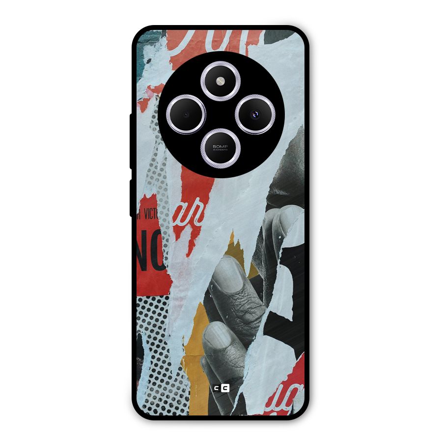 Fabulous Paper Cutout Metal Back Case for Poco C75 5G