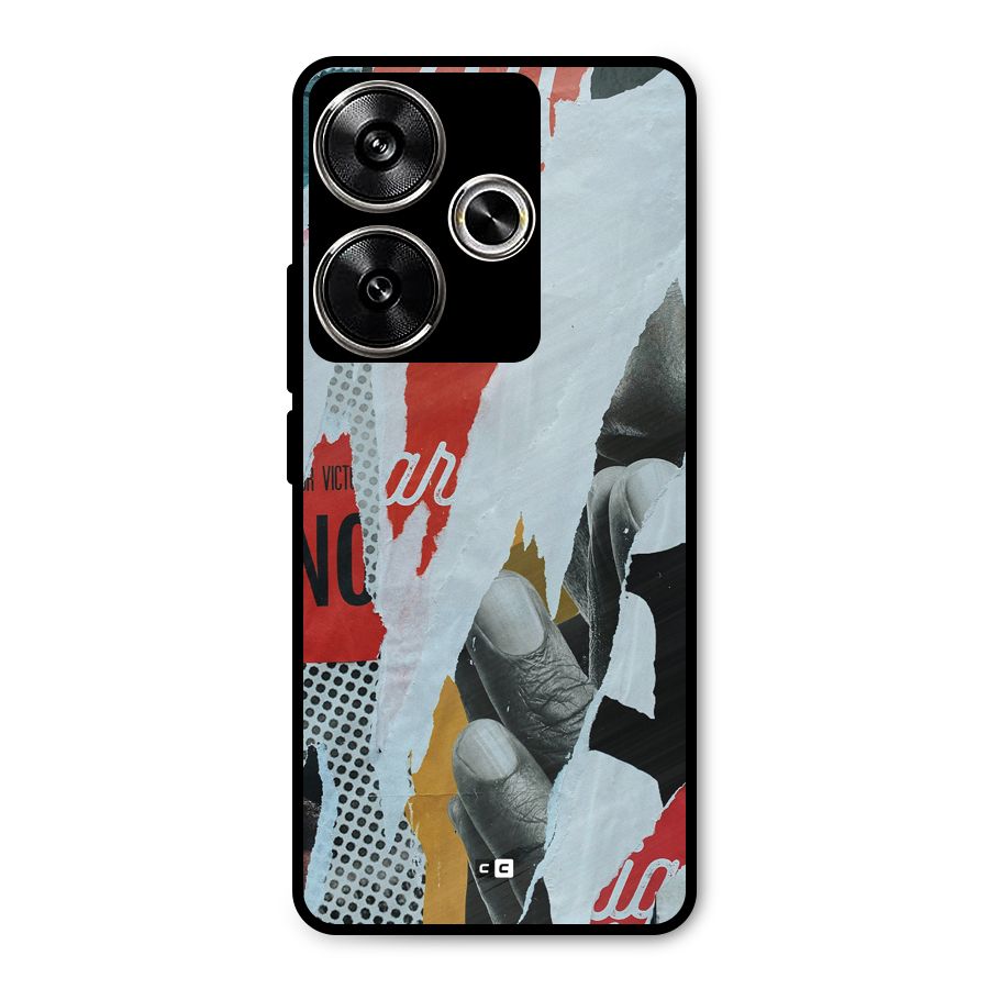 Fabulous Paper Cutout Metal Back Case for Poco F6