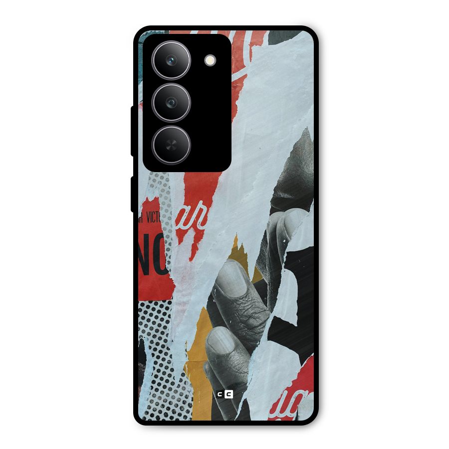 Fabulous Paper Cutout Metal Back Case for Realme 14x