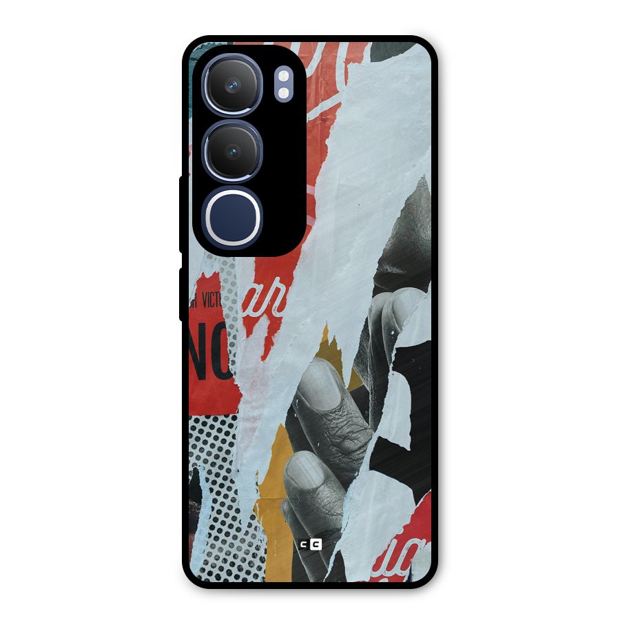 Fabulous Paper Cutout Metal Back Case for Vivo Y29