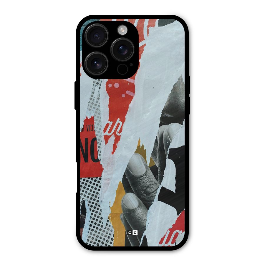 Fabulous Paper Cutout Metal Back Case for iPhone 16 Pro Max
