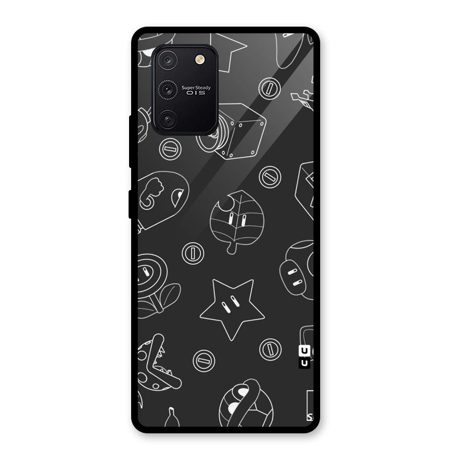 Face Mishchief Glass Back Case for Galaxy S10 Lite