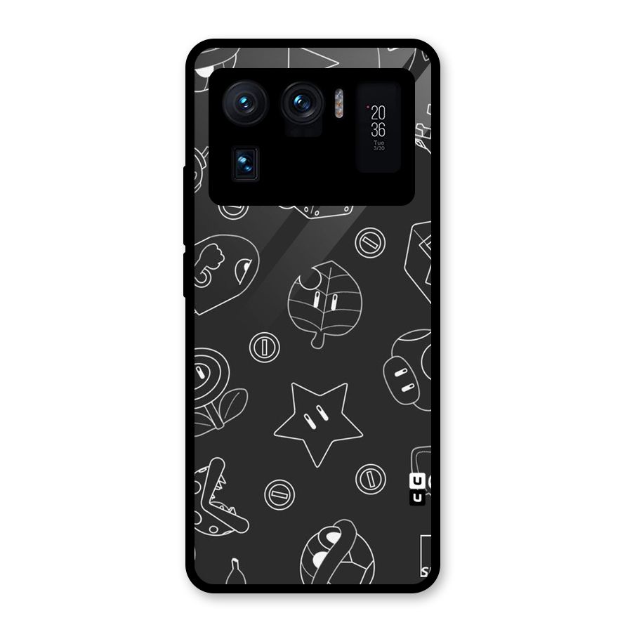 Face Mishchief Glass Back Case for Mi 11 Ultra