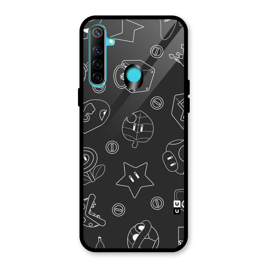 Face Mishchief Glass Back Case for Realme 5