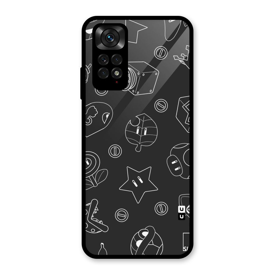 Face Mishchief Glass Back Case for Redmi Note 11S
