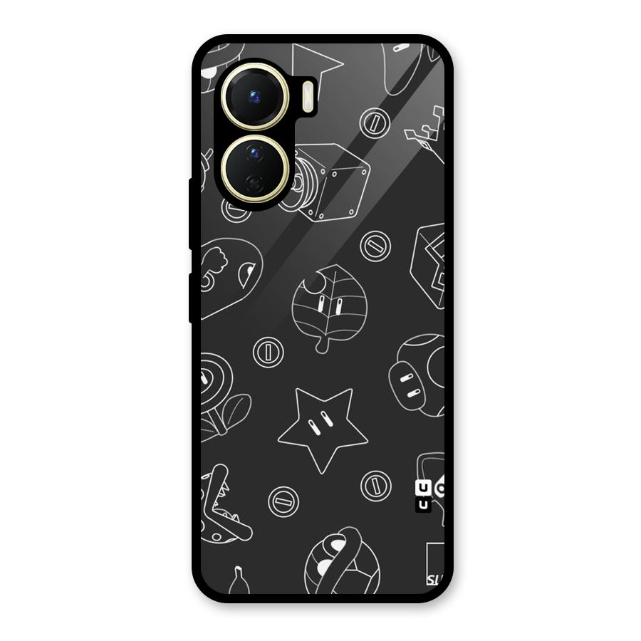 Face Mishchief Glass Back Case for Vivo Y56