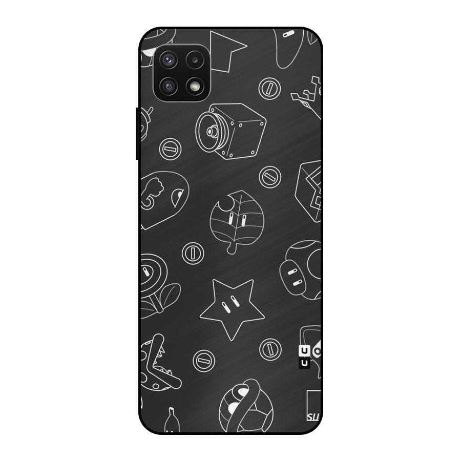 Face Mishchief Metal Back Case for Galaxy A22 5G