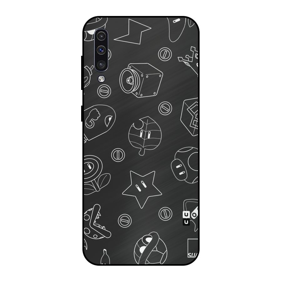 Face Mishchief Metal Back Case for Galaxy A30s