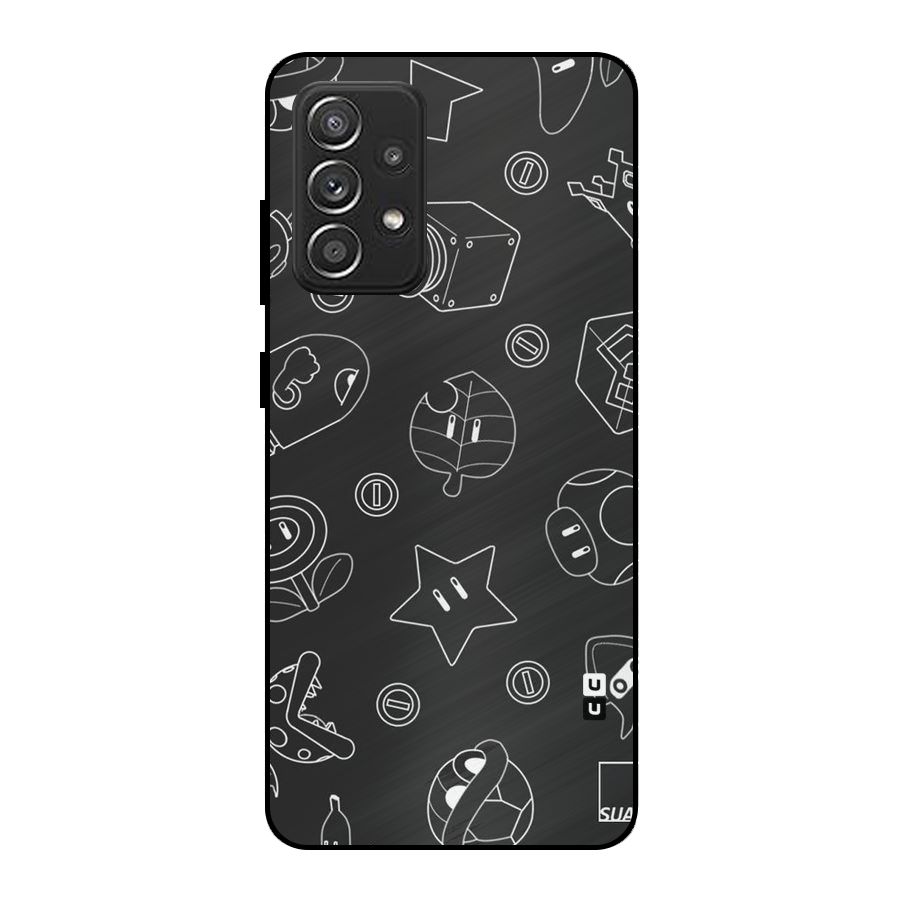 Face Mishchief Metal Back Case for Galaxy A52s 5G