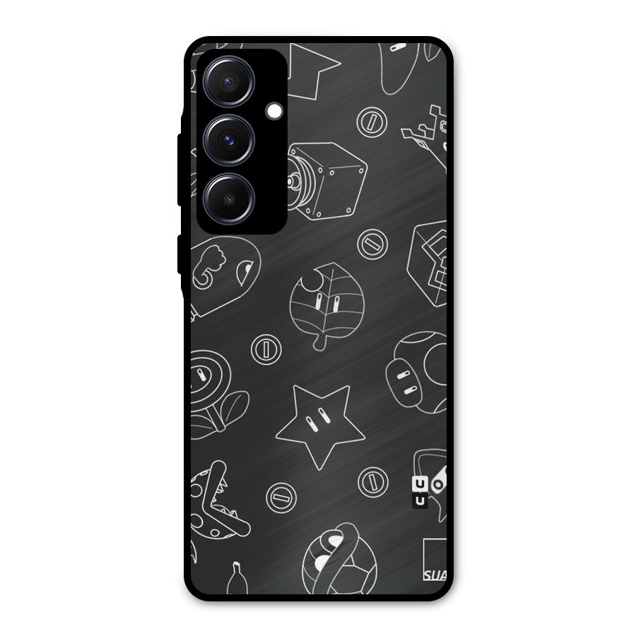 Face Mishchief Metal Back Case for Galaxy A55