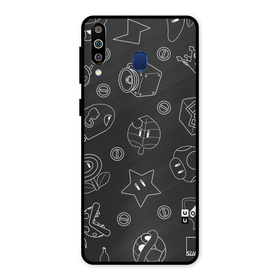 Face Mishchief Metal Back Case for Galaxy M30