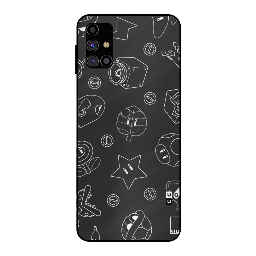 Face Mishchief Metal Back Case for Galaxy M31s