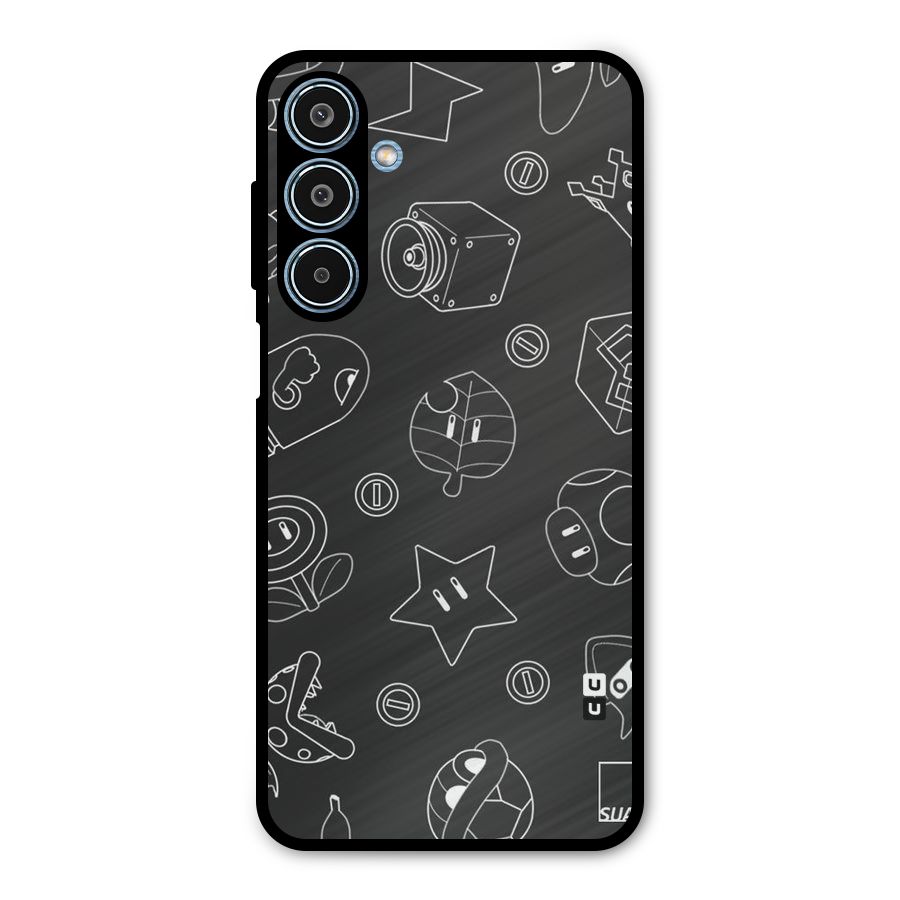 Face Mishchief Metal Back Case for Galaxy M35