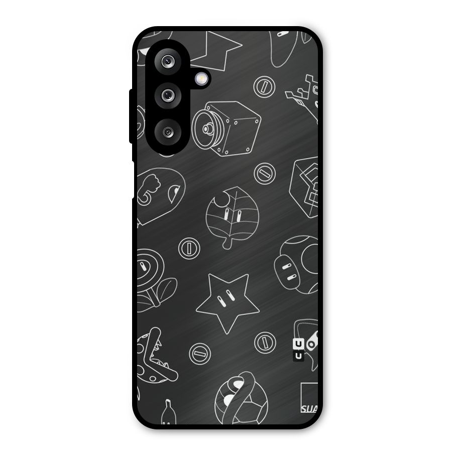 Face Mishchief Metal Back Case for Galaxy M36