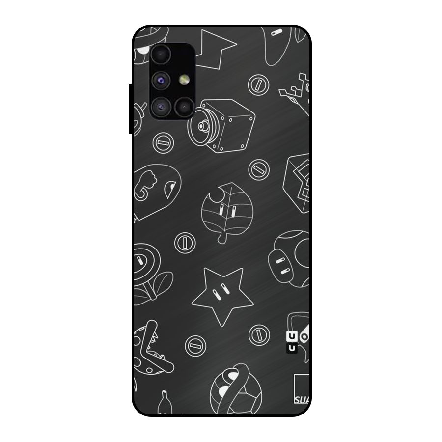 Face Mishchief Metal Back Case for Galaxy M51