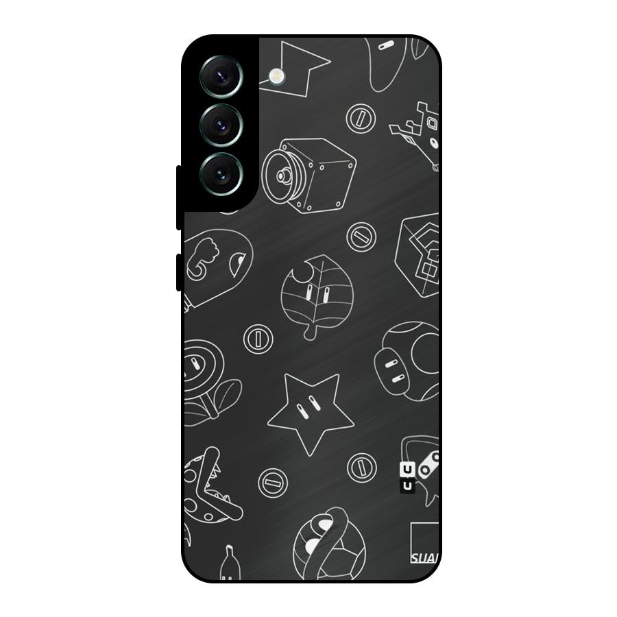 Face Mishchief Metal Back Case for Galaxy S22 Plus 5G